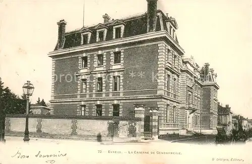 Evreux La Caserne de Gendarmerie Evreux