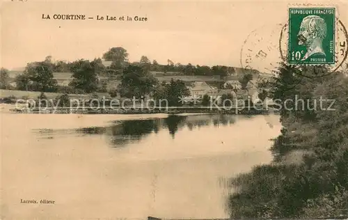 La_Courtine Le Lac et la Gare La_Courtine