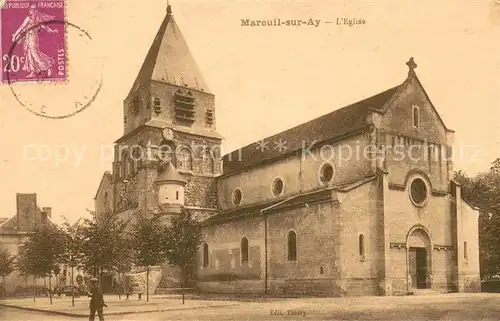 AK / Ansichtskarte Mareuil sur Ay Eglise Mareuil sur Ay