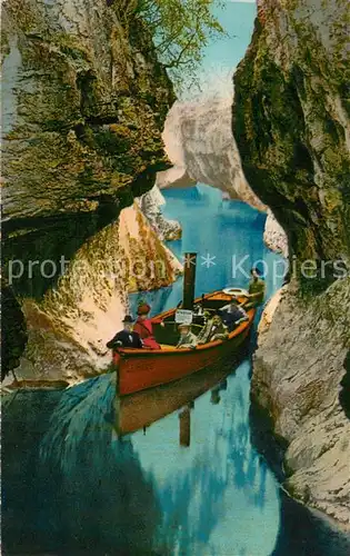 AK / Ansichtskarte Gorges_du_Sierroz Le Bateau Gorges_du_Sierroz