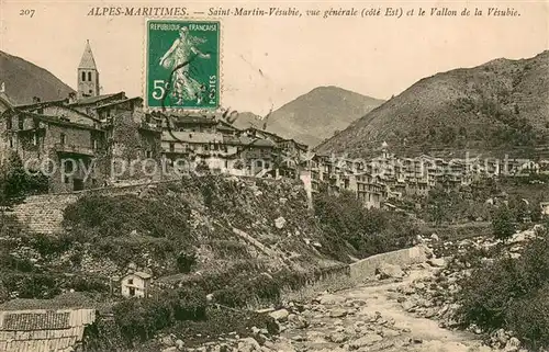 AK / Ansichtskarte Saint Martin Vesubie Vue generale et le Vallon de la Vesubie Saint Martin Vesubie