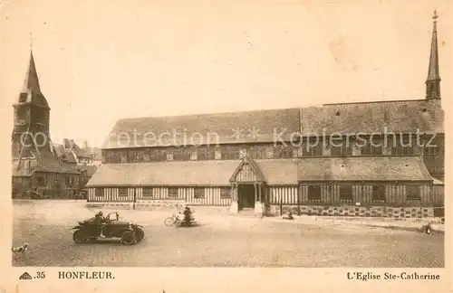 AK / Ansichtskarte Honfleur Eglise Ste Catherine Honfleur