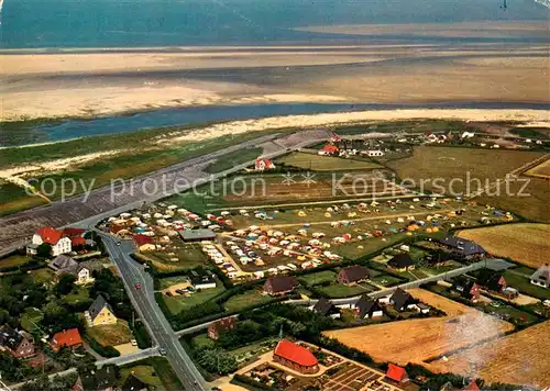 AK / Ansichtskarte St_Peter Ording Fliegeraufnahme Camping Biehl  St_Peter Ording