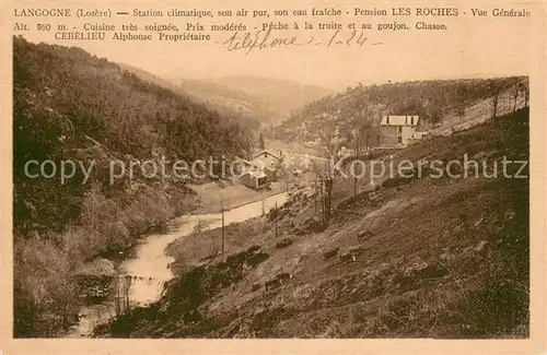 AK / Ansichtskarte Langogne Station climatique Pension Les Roches Langogne