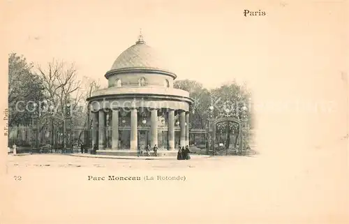 AK / Ansichtskarte Paris Parc Monceau Paris