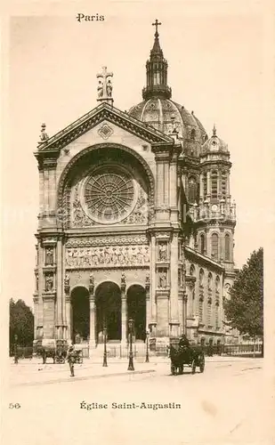 AK / Ansichtskarte Paris Eglise Saint Augustin Paris