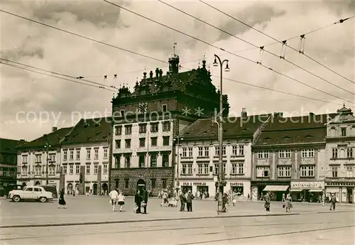 AK / Ansichtskarte Plzen_Pilsen namesti Republiky Plzen Pilsen