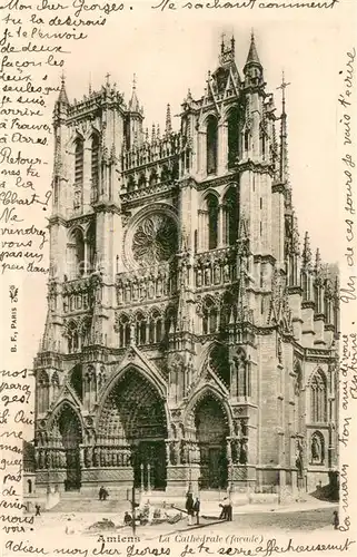 AK / Ansichtskarte Amiens_80 La Cathedrale facade 