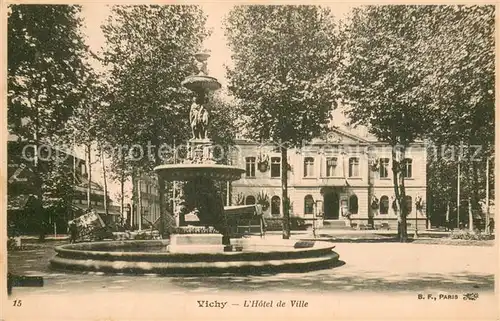 AK / Ansichtskarte Vichy_Allier Hotel de Ville Vichy Allier
