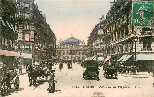 AK / Ansichtskarte Paris Avenue de l Opera Paris