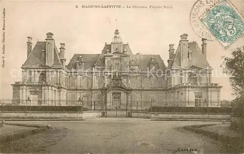 AK / Ansichtskarte Maisons Laffitte Facade nord du chateau Schloss Maisons Laffitte