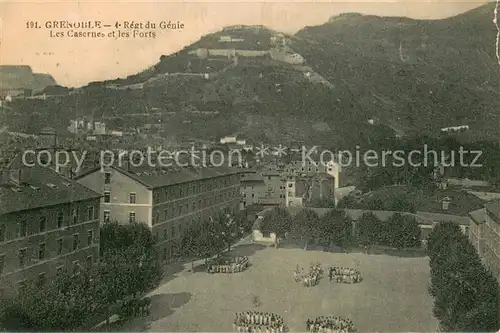 AK / Ansichtskarte Grenoble Les Casernes et les Forts Regt du Genie Grenoble