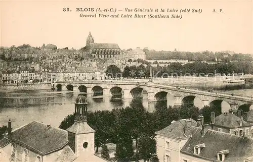 AK / Ansichtskarte Blois_41 Vue generale et la Loire 