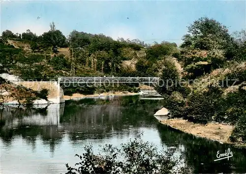 AK / Ansichtskarte Lavaveix les Mines La passerelle de Chanteau sur la Creuse Lavaveix les Mines