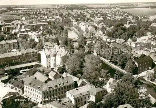 AK / Ansichtskarte Uppsala Domkyrkotornet Fliegeraufnahme Uppsala