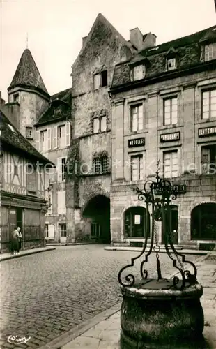 AK / Ansichtskarte Semur en Auxois Porte Sauvigny et le vieux puits Semur en Auxois