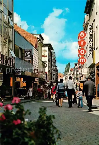 AK / Ansichtskarte Bad_Kreuznach Mannheimer Strasse Fussgaengerzone Innenstadt Bad_Kreuznach