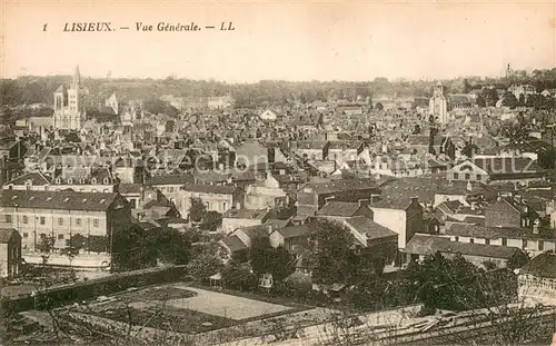 AK / Ansichtskarte Lisieux Vue generale Lisieux