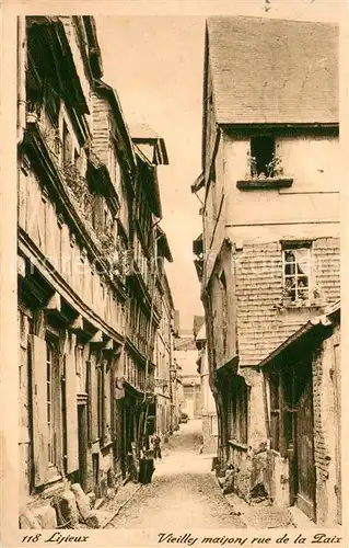 AK / Ansichtskarte Lisieux Vielles maisons Rue de la Paix Lisieux