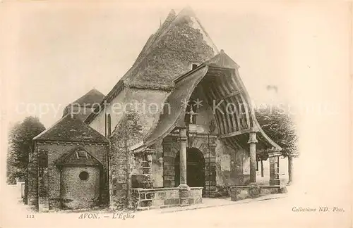 AK / Ansichtskarte Avon_Deux Sevres Eglise Avon Deux Sevres