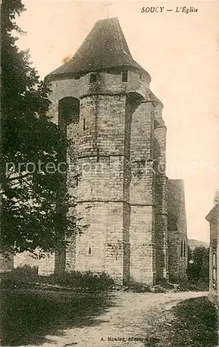 AK / Ansichtskarte Soucy_Yonne Eglise Soucy Yonne