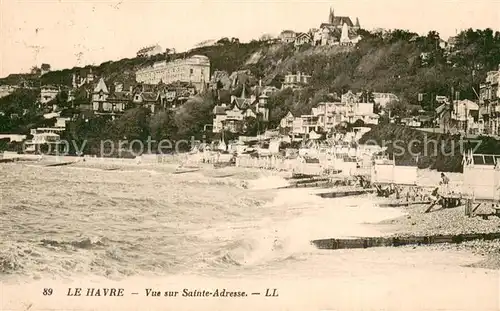 AK / Ansichtskarte Le_Havre Vue sur Sainte Adresse Le_Havre