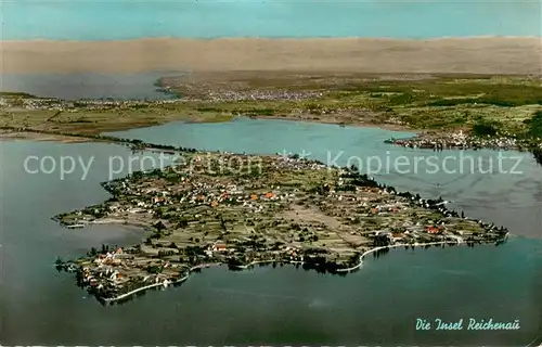 AK / Ansichtskarte Insel_Reichenau Fliegeraufnahme Insel Reichenau