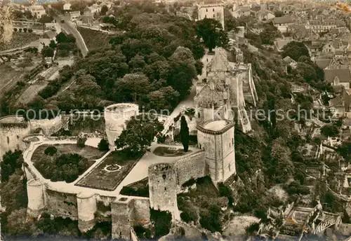 AK / Ansichtskarte Chinon_Indre_et_Loire Fliegeraufnahme Chateau du Coudray Chinon_Indre_et_Loire