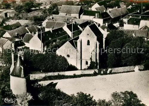 AK / Ansichtskarte Laas_Loiret Fliegeraufnahme  Laas Loiret