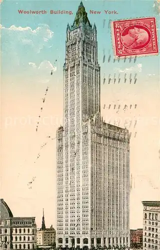 AK / Ansichtskarte New_York_City Woolworth Building New_York_City