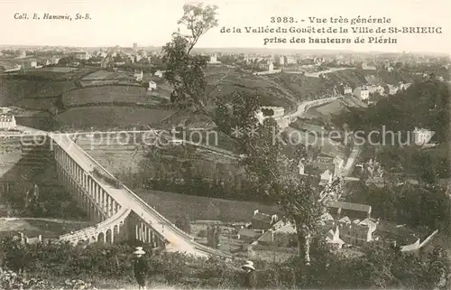 AK / Ansichtskarte Saint Brieuc_Cotes d_Armor Vallee du Gouet et de la Ville de Saint Brieuc prise des hauteurs de Plerin Saint Brieuc_Cotes d