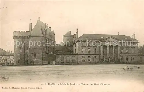 AK / Ansichtskarte Alencon_61 Palais de Justice et Chateau des Ducs d Alencon 