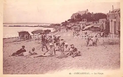 AK / Ansichtskarte Concarneau_Finistere La plage Concarneau_Finistere