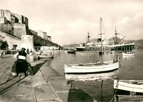 AK / Ansichtskarte Calvi L arrivee du Cyrnos Port Citadelle Calvi