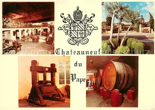 AK / Ansichtskarte Chateauneuf du Pape Pressoir du 16e siecle Musee Chateauneuf du Pape