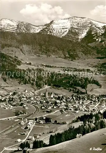 AK / Ansichtskarte Oberstaufen Fliegeraufnahme Oberstaufen