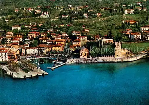 AK / Ansichtskarte Torri_del_Benaco Lago di Garda Veduta dall aereo Torri_del_Benaco