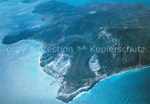 AK / Ansichtskarte Eolie Particolare aereo con le Cave di Pornice in evidenza Eolie