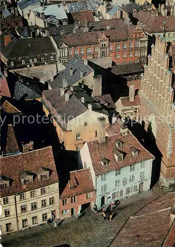 AK / Ansichtskarte Riga_Lettland Altstadt Fliegeraufnahme Riga_Lettland
