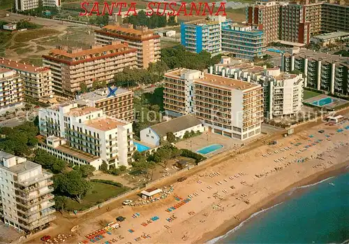 AK / Ansichtskarte Santa_Susana Costa del Maresme Fliegeraufnahme Santa Susana