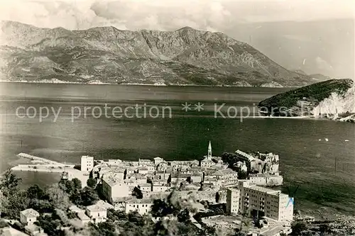 AK / Ansichtskarte Budva_Montenegro Fliegeraufnahme 