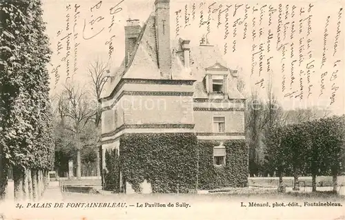 AK / Ansichtskarte Fontainebleau_Seine_et_Marne Palais de Fontainebleau Pavillon de Sully Fontainebleau_Seine