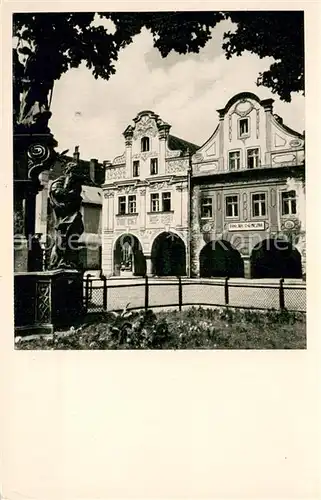 AK / Ansichtskarte Ladek_Zdroj Stylowe kamienice w rynku Stilvolle Stadthaeuser Marktplatz Ladek Zdroj