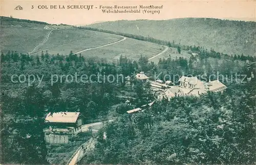 AK / Ansichtskarte Col_de_la_Schlucht Ferme Restaurant Montaboeuf Wleschlundenbuehl Col_de_la_Schlucht