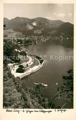 AK / Ansichtskarte St_Gilgen_Wolfgangsee Hotel Lueg Panorama St_Gilgen_Wolfgangsee