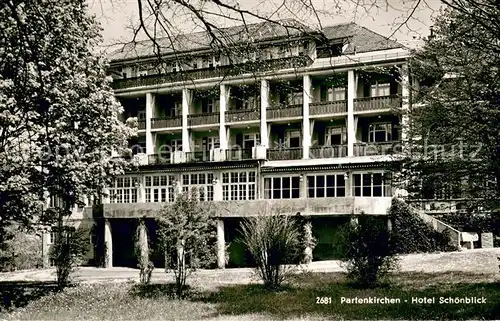 AK / Ansichtskarte Partenkirchen Hotel Schoenblick Partenkirchen