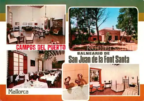 AK / Ansichtskarte San_Juan_de_la_Font_Santa Hotel del Balneario Campos del Puerto  