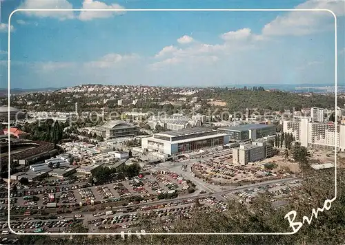 AK / Ansichtskarte Brno_Bruenn Messegelaende Fliegeraufnahme Brno_Bruenn