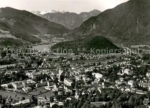 AK / Ansichtskarte Bad_Ischl_Salzkammergut Fliegeraufnahme mit Hohem Dachstein Bad_Ischl_Salzkammergut