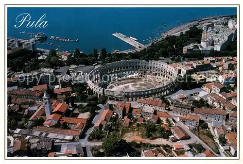 AK / Ansichtskarte Pula_Pola_Croatia Arena Fliegeraufnahme 